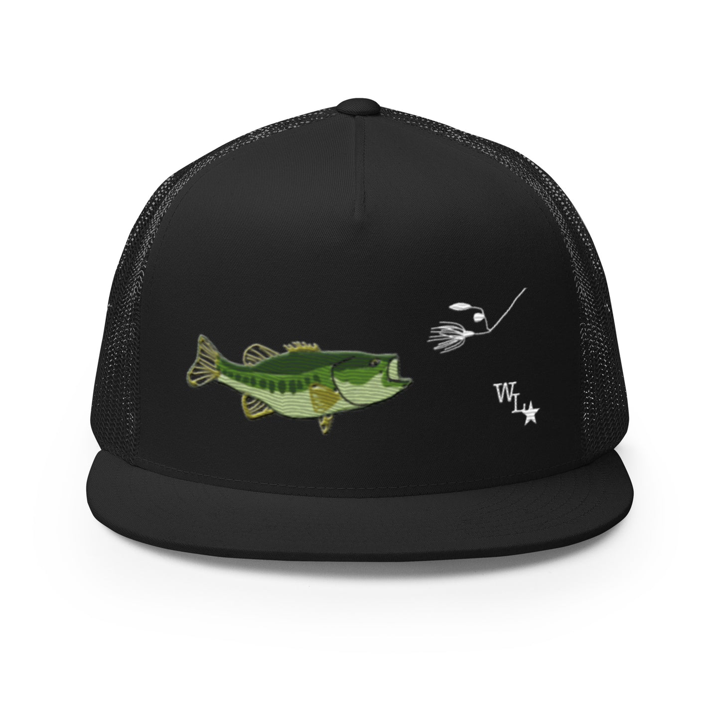 Largemouth Bass 5 Panel Trucker