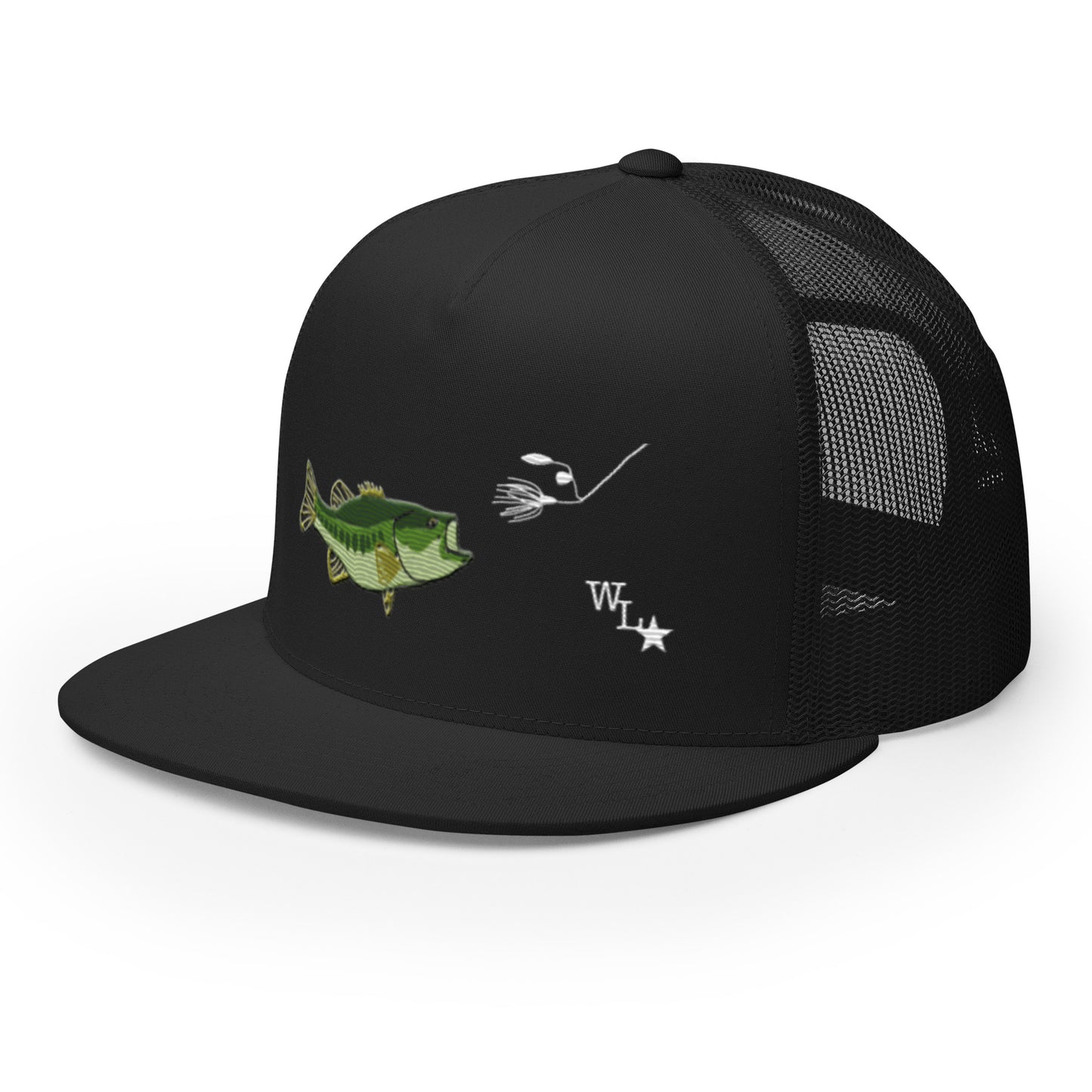Largemouth Bass 5 Panel Trucker