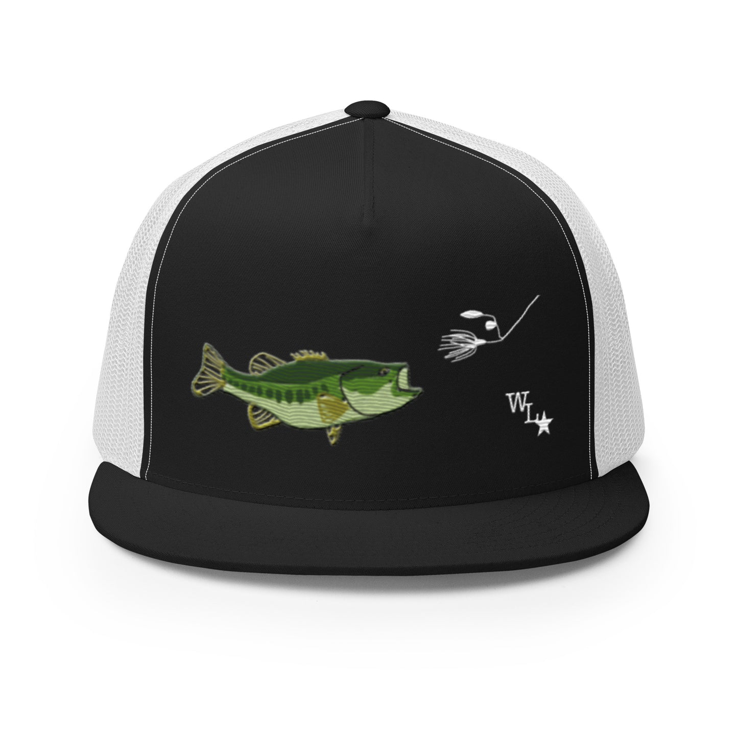 Largemouth Bass 5 Panel Trucker