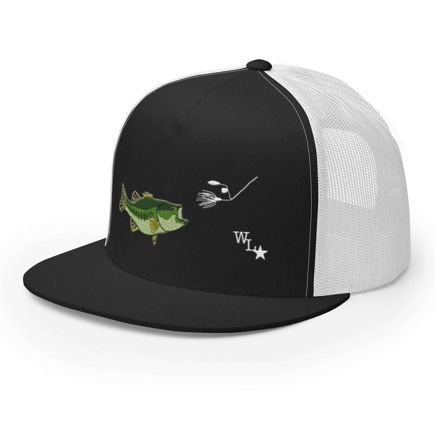 Largemouth Bass 5 Panel Trucker