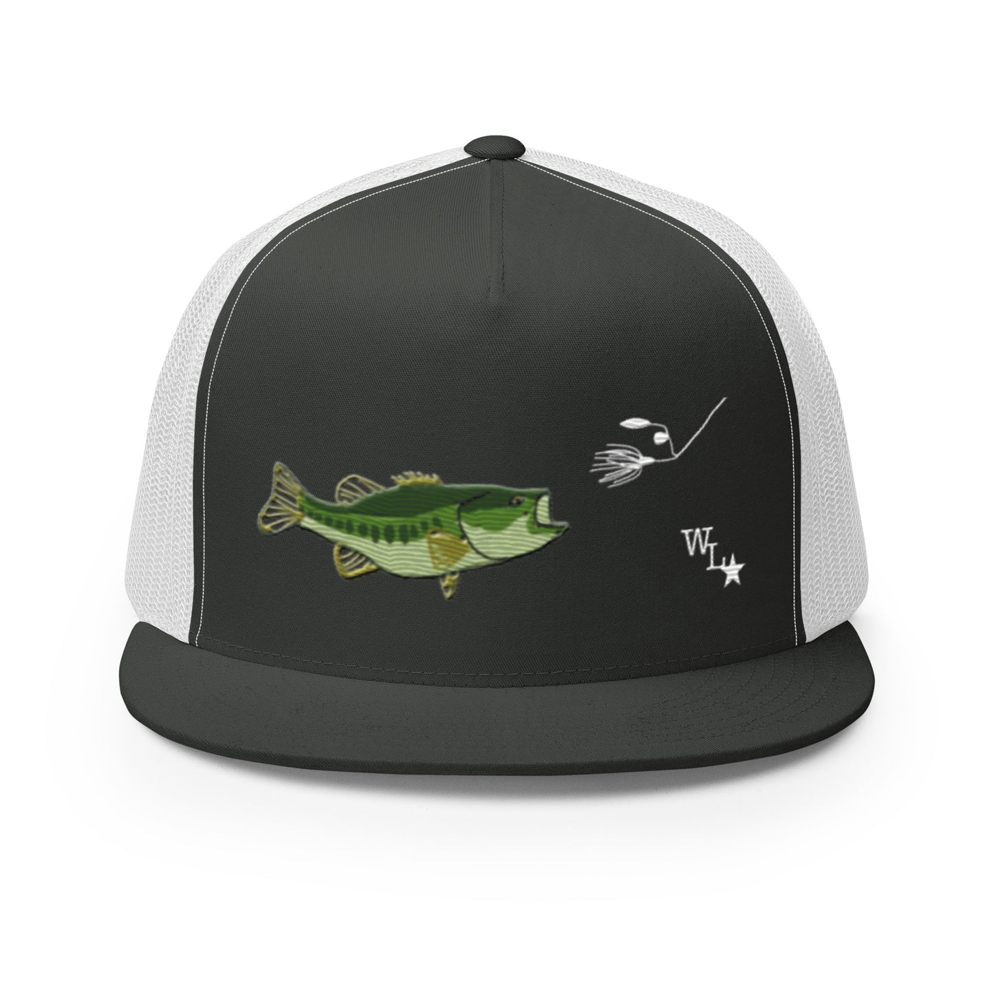 Largemouth Bass 5 Panel Trucker