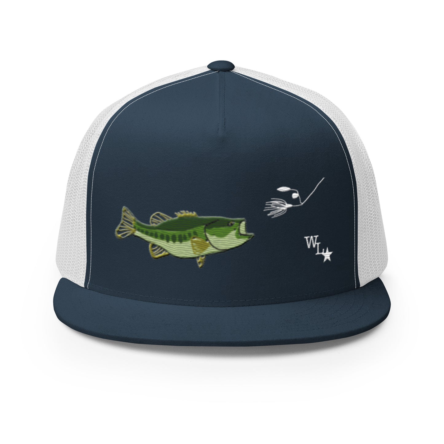 Largemouth Bass 5 Panel Trucker
