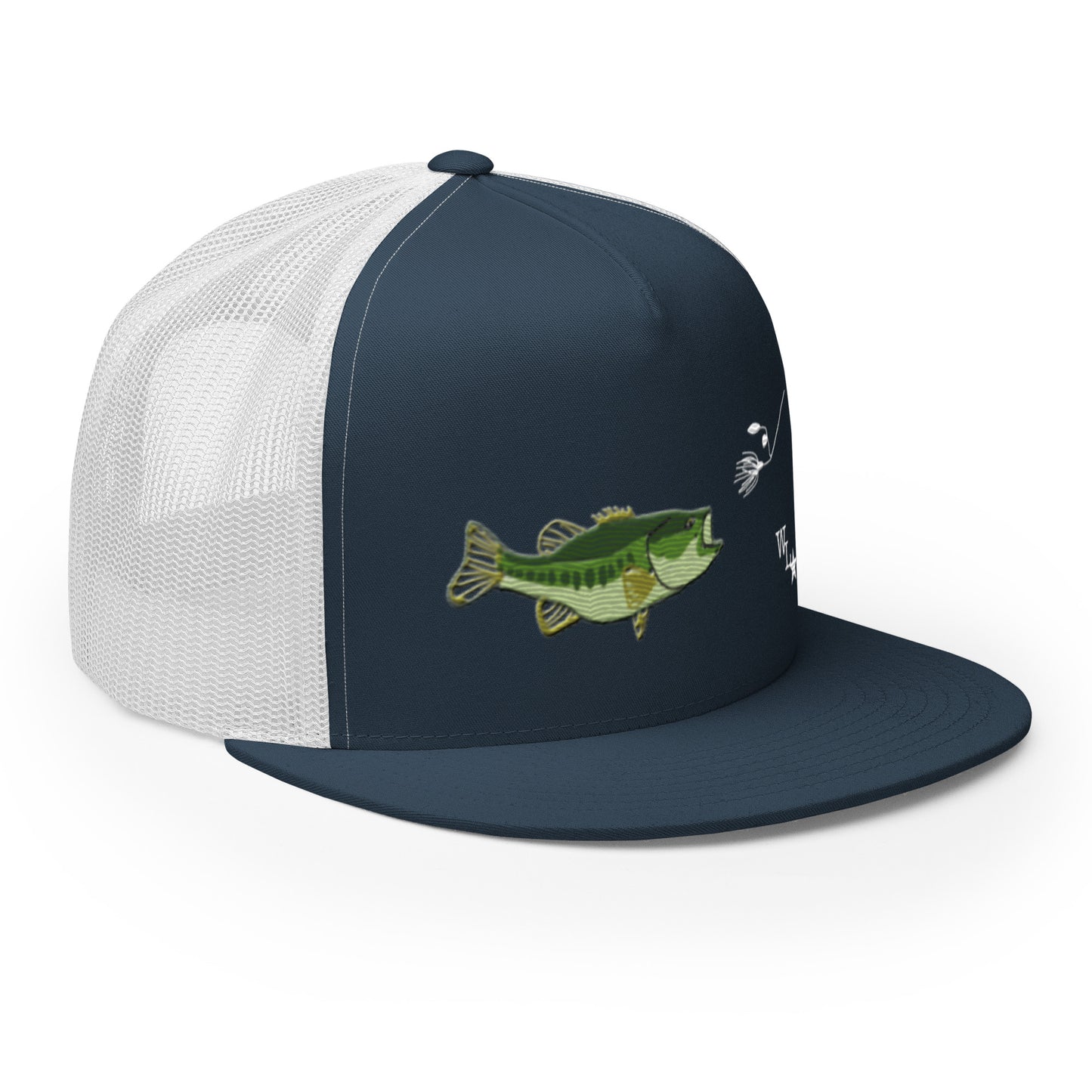 Largemouth Bass 5 Panel Trucker