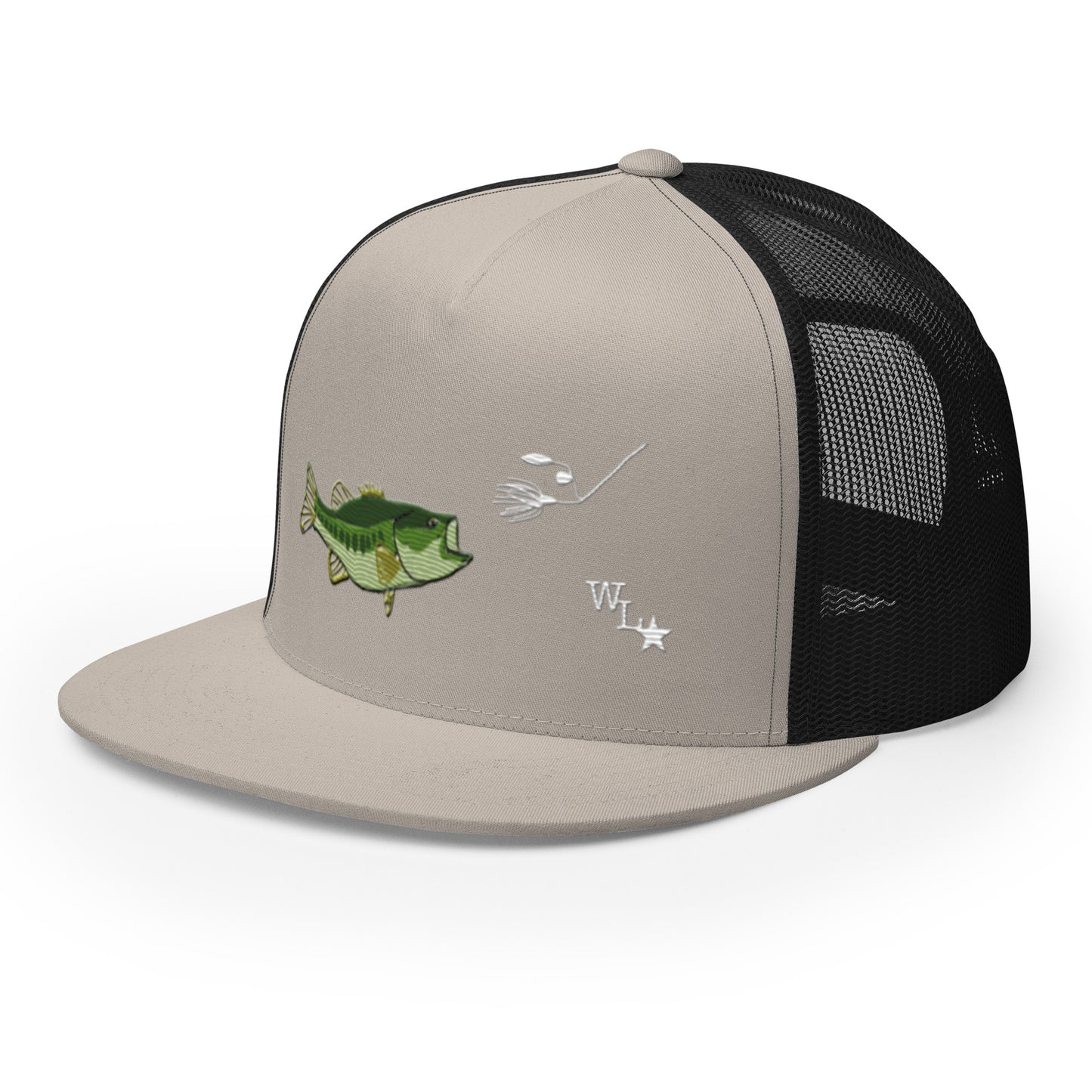 Largemouth Bass 5 Panel Trucker