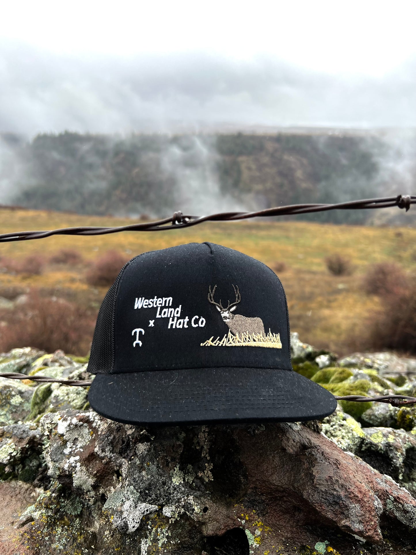 Eckert Ranch X Western Land Hat Co Mule Deer 5 panel