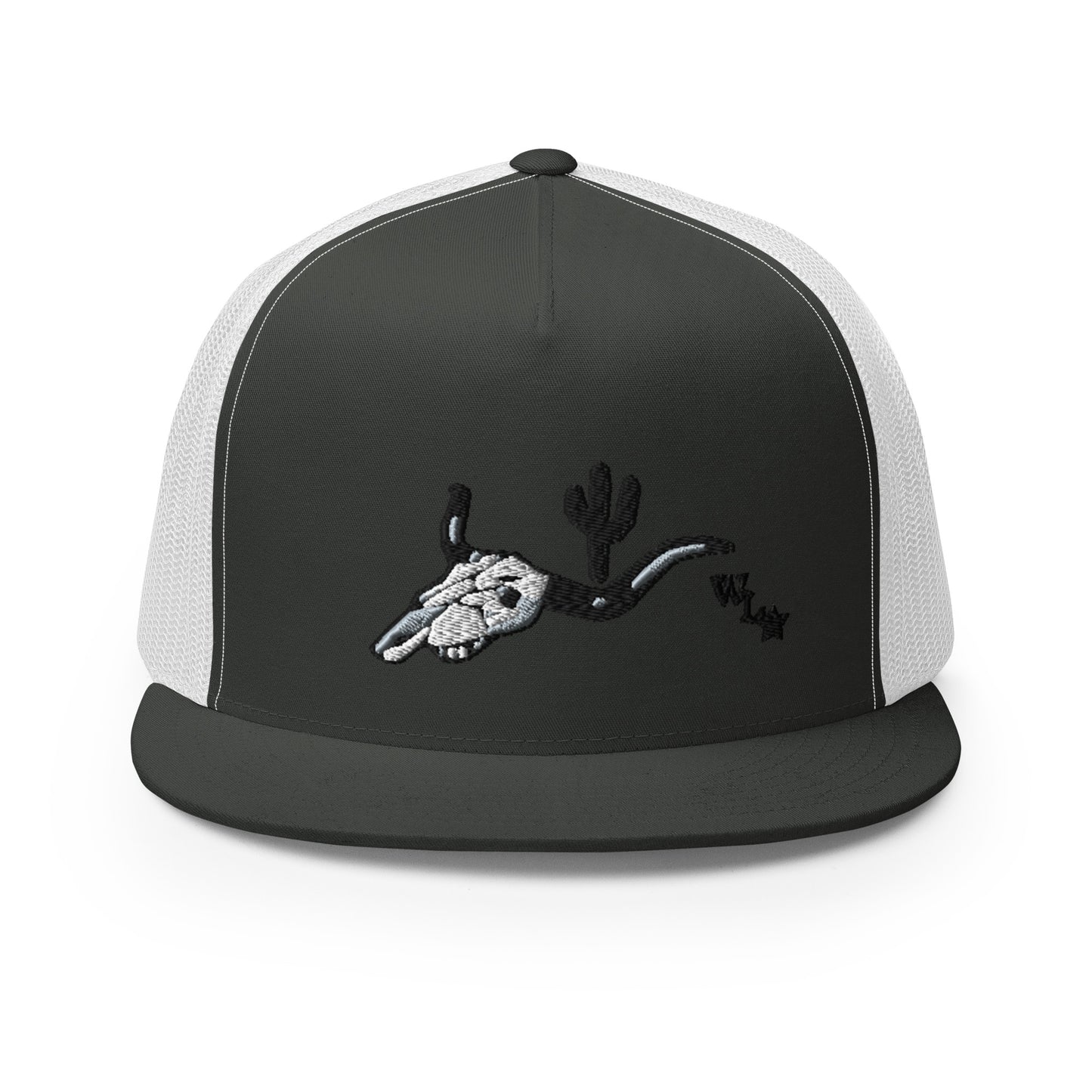 Cactus Bull Skull, 5-panel Trucker