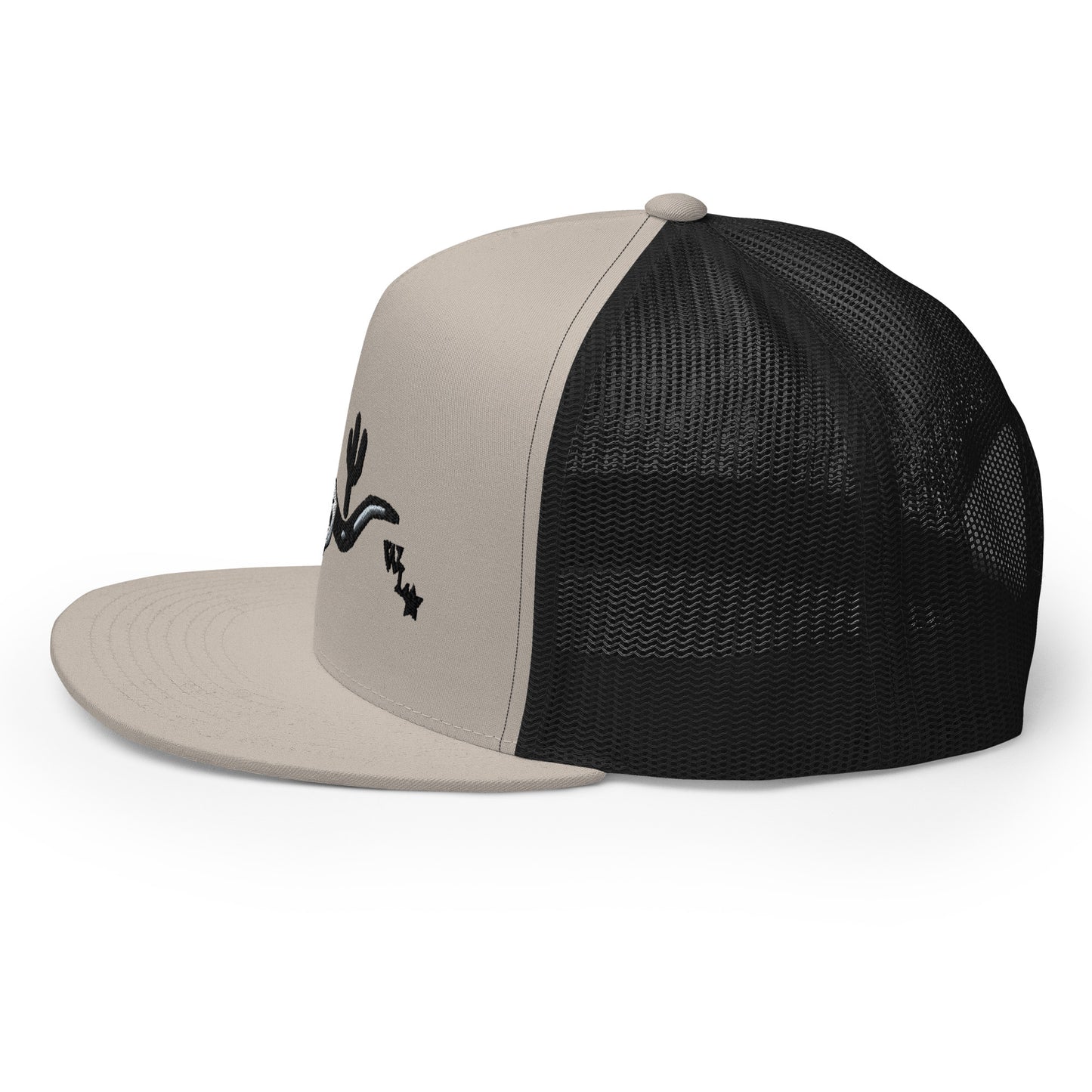 Cactus Bull Skull, 5-panel Trucker