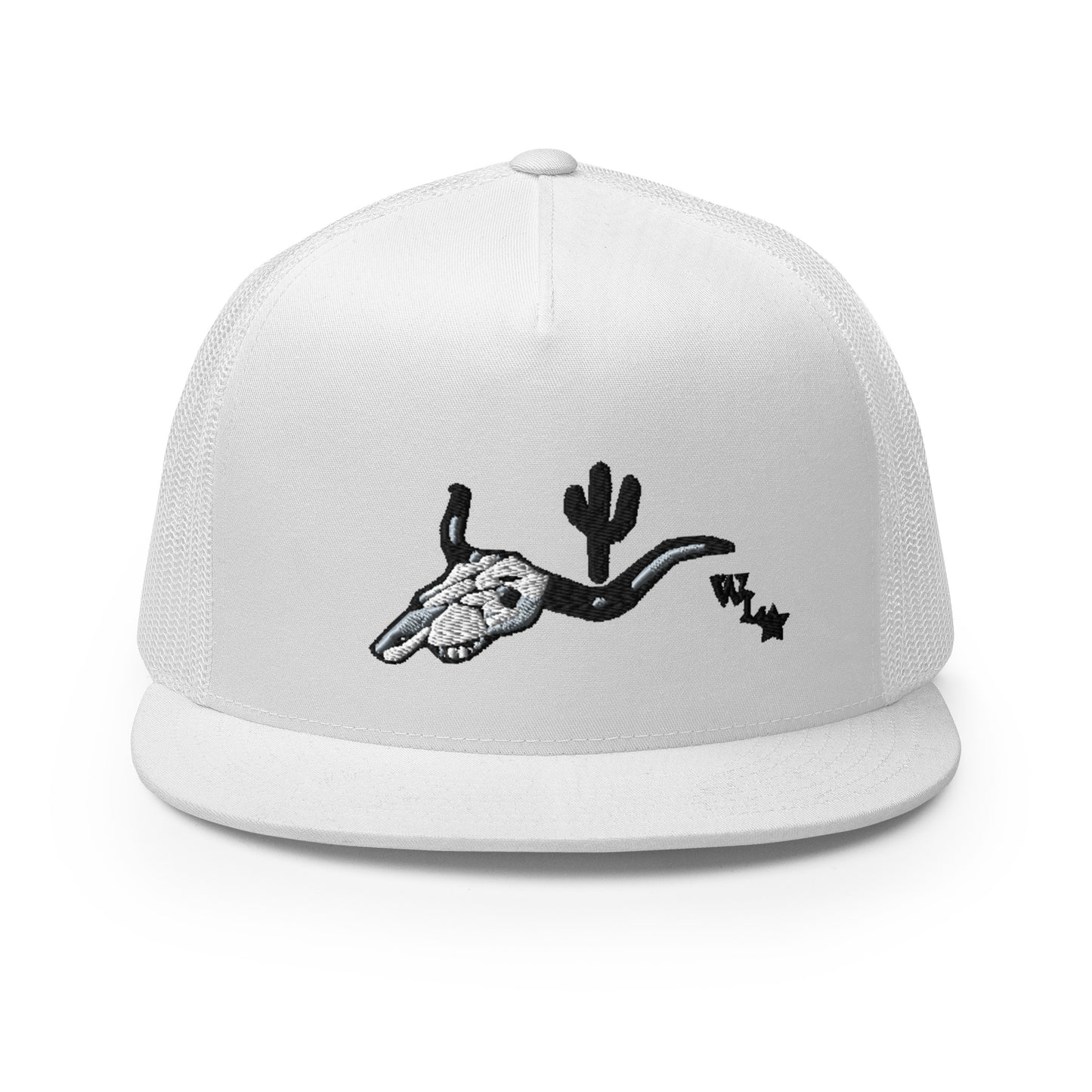 Cactus Bull Skull, 5-panel Trucker