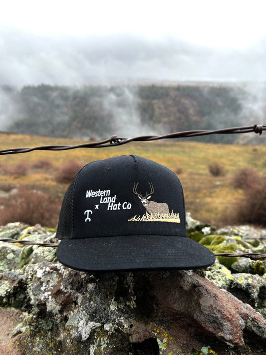 Eckert Ranch X Western Land Hat Co Mule Deer 5 panel