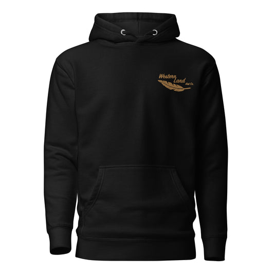 Gold Feather Hoodie